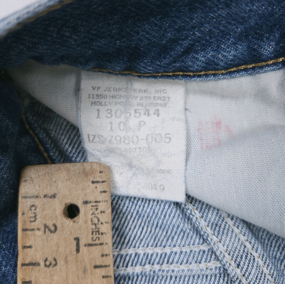 Riders Vintage High Waist Tapered Blue Denim 100% Cotton Mom Jeans 28x28 - Picture 11 of 15